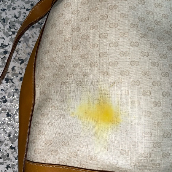 DAMAGED 80’s Authentic Gucci Bucket Bag - Picture 9 of 14